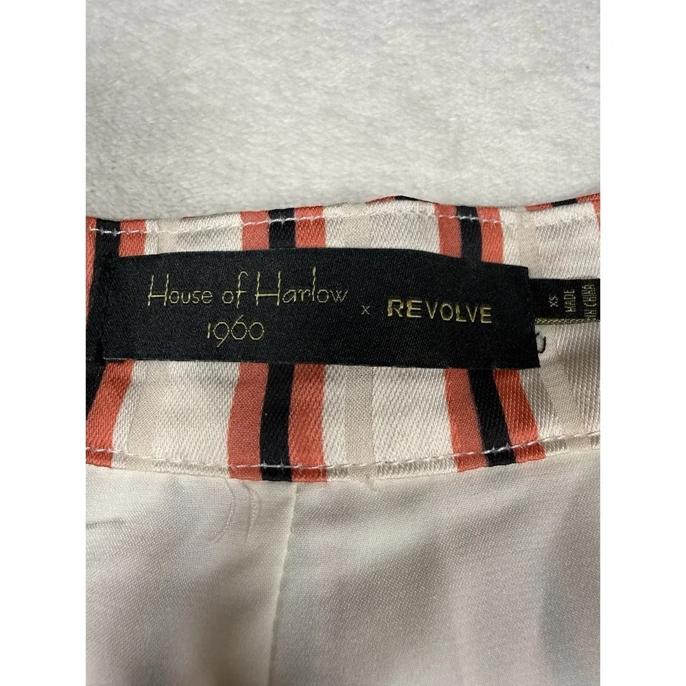 House‎ of Harlow 1960 x Revolve Alessia Wide Leg Crop Pants XS Striped